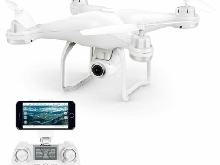 Potensic Drone GPS T25 FPV Hélicoptère Caméra 120° Grand Angle Réglable HD 1080P