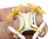 Mini drone de poche, intégré dans la télécommande, 2,4GHz, jaune