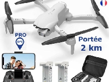 Nouveau!! Drone Pro GPS WIFI FPV 5G GYRO Double caméra 4K -Vol=75min - 2km 