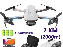 Nouveau Drone GPS Pro WIFI FPV 5G GYRO Double caméra 4K -Vol=75min -Distance 2km
