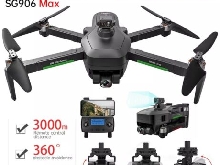 Drone SG906 MAX 4K, GPS, Wifi 5G, 3 axes, pliable, sans balais