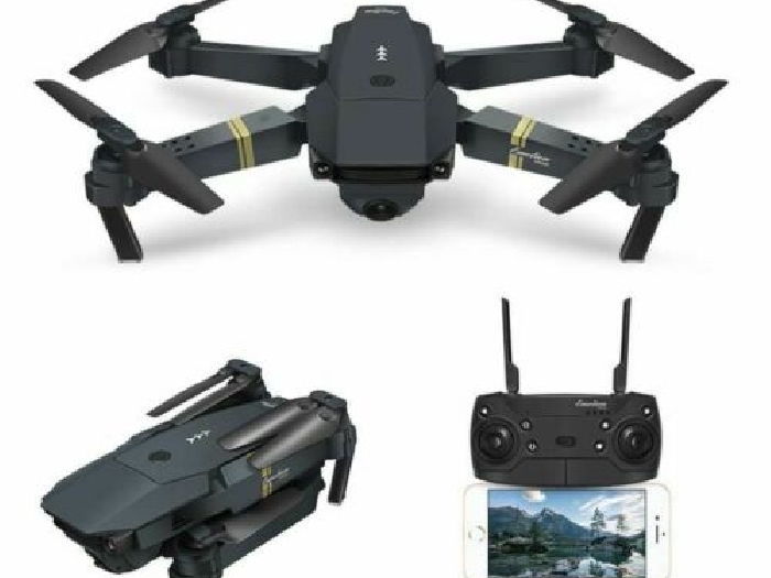 Drone E58 - Wifi RC - 2MP 720P Caméra grand angle 3 batteries Jouet jeu Neuf