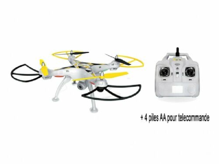 Drone Quadricoptere 48cm + Caméra x48 + Piles AA