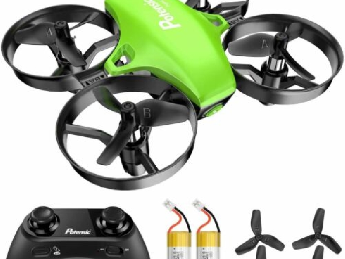 Mini Drone Amélioré Avez Deux Batteries Hélicoptère RC avec Vol Stationnaire  