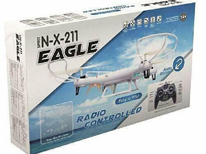 Drone Eagle N-X-211 Intelligent Retour Automatique Portée 100m à partir de 14ans