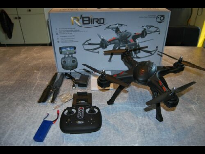 Drone R'Bird noir bon état (sans caméra)