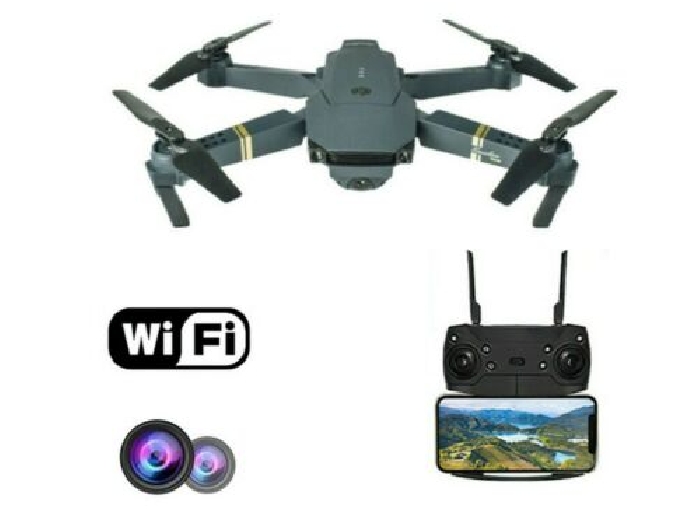 Mini Drone pliable E58, quadrirotor, Kits 4K HD, photographie aérienne, Drone RC