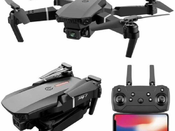Drone E88 Pro avec caméra 4K pour adultes, Drone double caméra Wifi FPV 1080P HD