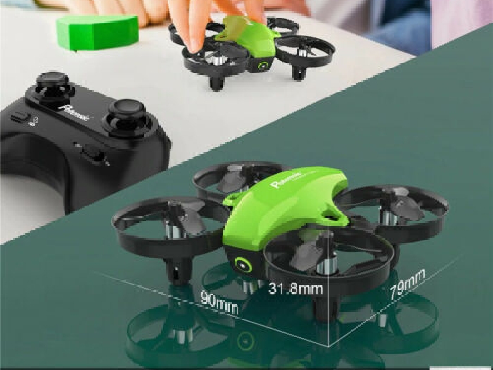 Drone pour Enfants télécommandé 3 vitesses solide résistant Taille Mini 3.7V USB