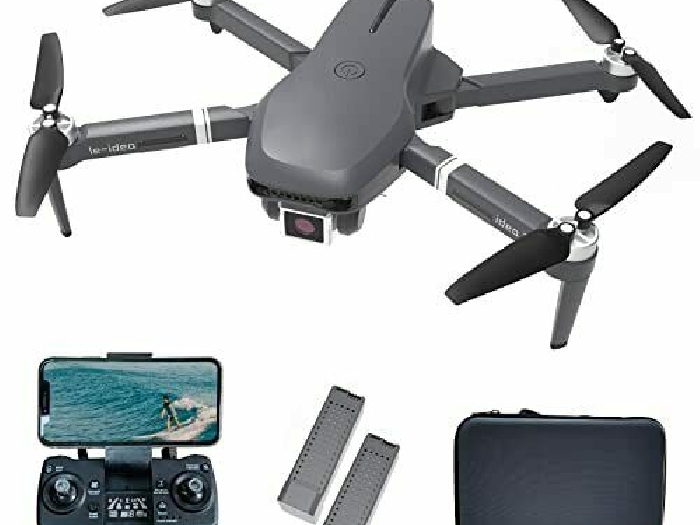 IDEA31 Drone Professionnel avec Caméra HD 4K, Quadcopter RC Pliable avec 2 Batte