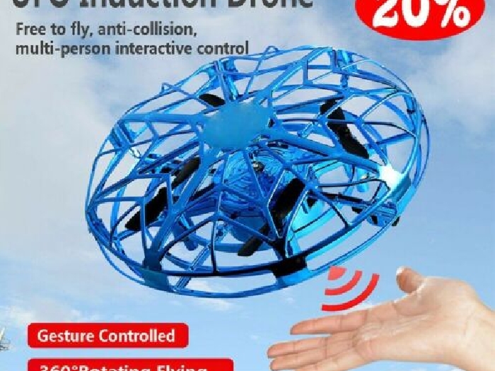 360 ° Mini Drone Smart UFO Aircraft for Kids Flying Toys RC Hand Control Gift