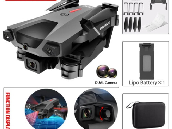 Drone 4K Double caméra Détection d?obstacle Retour automatique FPV 1 batterie