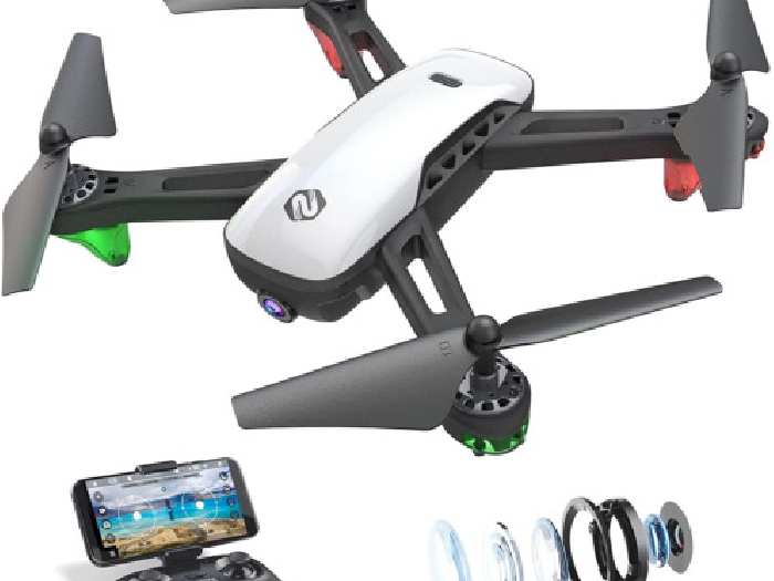 Drone Avec Caméra HD 1080P Enfants Adultes , Wifi Live Video FPV Quadricoptères