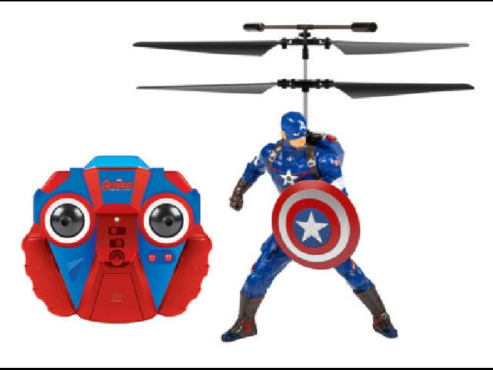 Captain America  Figurine Volante 2Ch Hélicoptère RC Marvel Avengers Drone Neuf