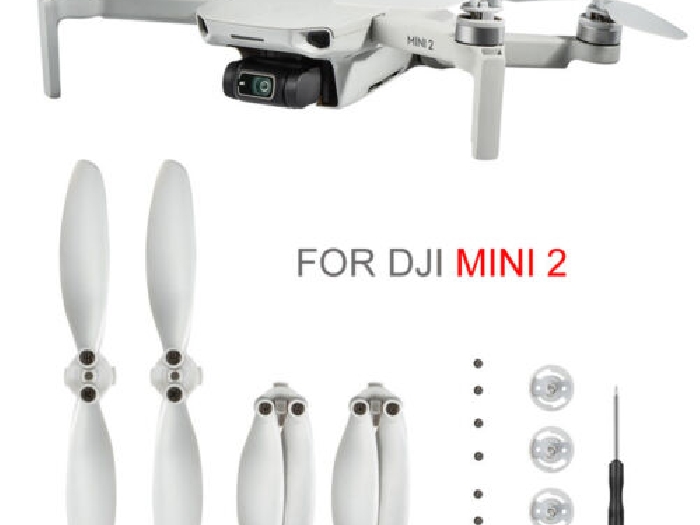 4PCS Hélice pliable avec base palette à dégagement rapide pour drone DJI Mini 2