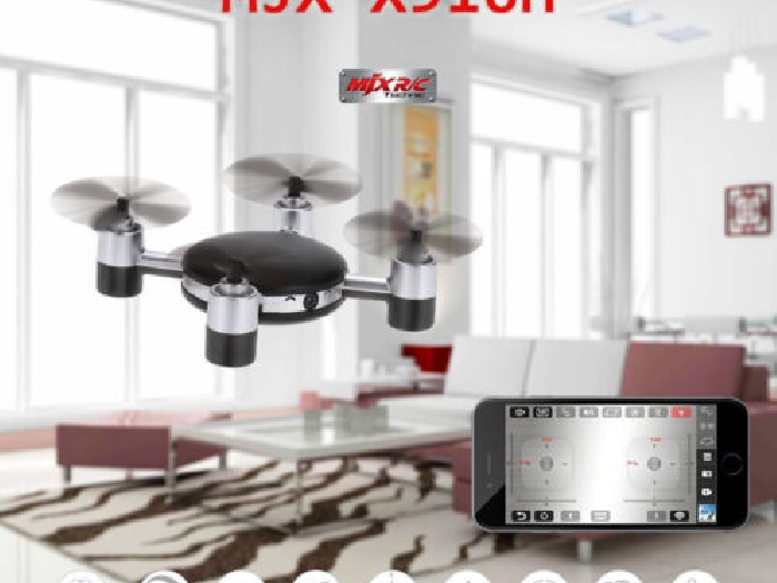 MJX X916H 4CH Drone RC Quadricoptère caméra6 Axis Gyro Wifi FPV App contrôle FR