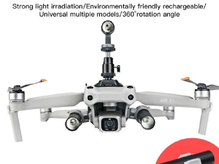 Lampe de poche rechargeable Drone Searchlight pour DJI Mavic Air 2S Mini 2 Air 2