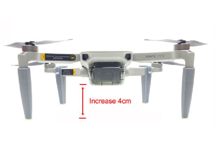 Le pied de l'atterrissage augmenté du plastique 4CM pour le mini drone de Mavic