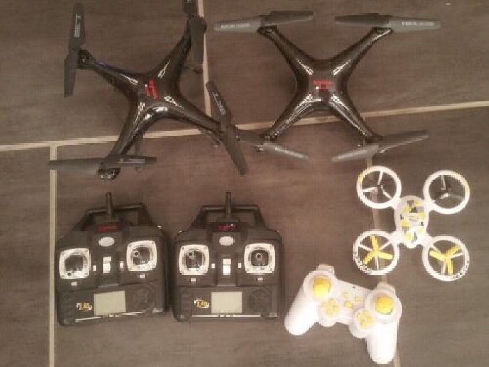 Hs / pr pieces, non tester, incomplet : Lot de 3 Drone  
