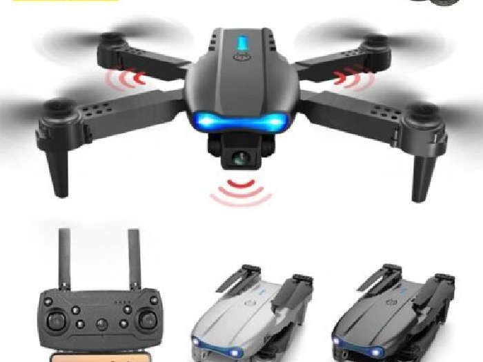 Mini drone pliable avec double caméra 4K HD WiFi FPV Mode sans tête RC Quadcopte