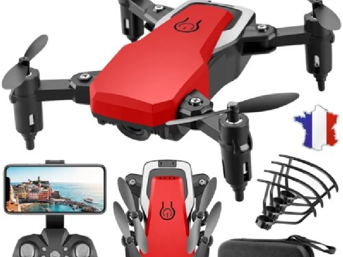 Mini Drone avec Caméra HD 4K WiFi 2 Batterie hélicoptère Rc Pliable Quadrirotor