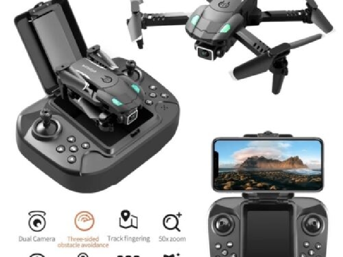 Mini Drone avec Caméra HD 4K WiFi 3 Batterie hélicoptère Rc Pliable Quadrirotor